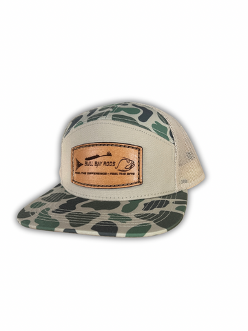 BBR FlatBill Patch Hat- Duck Camo