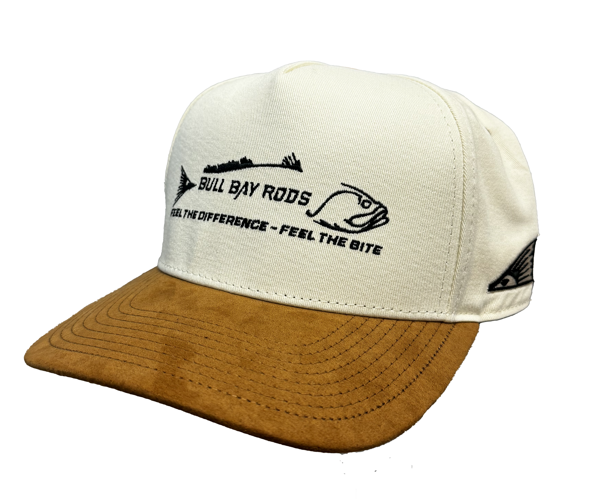 Bull Bay Cream & Tobacco Suede Hat